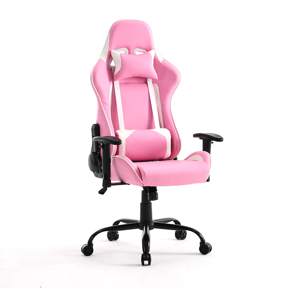 5002 PC Gaming -tuolin toimistotuoli pää- ja takatyynyllä