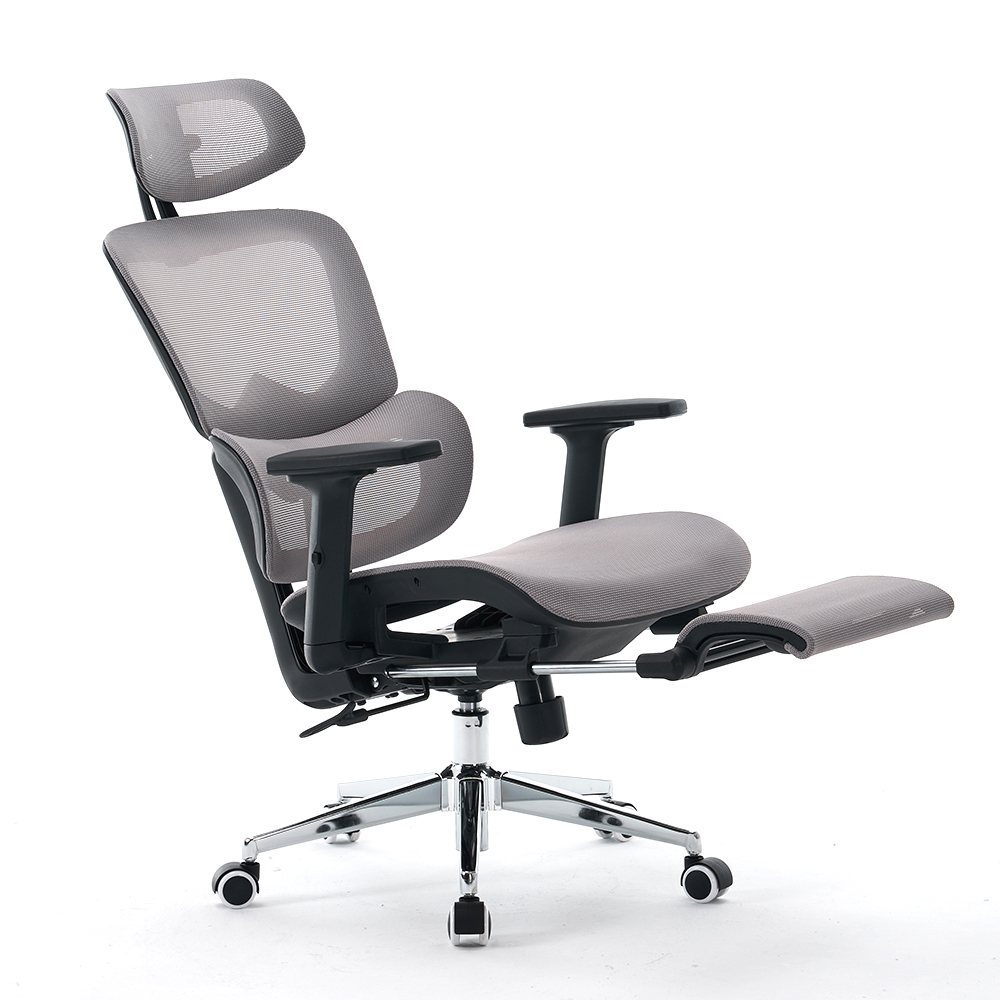 5122 Säädettävä tietokonetuoli ergonominen tuoli 2D käsinojilla kotitoimiston verkkotuoli